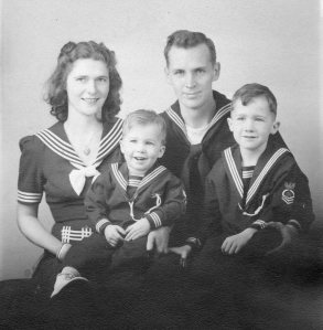 Elmquist family WW II 1944