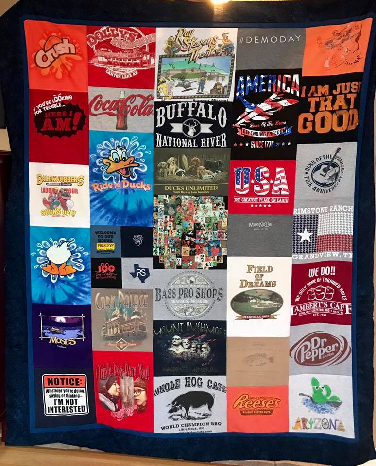 Jeremy's memory quilt